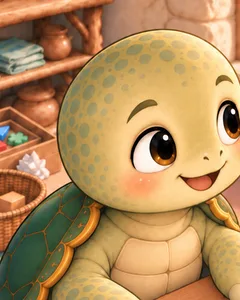 Koro, la tortuguita del cuento