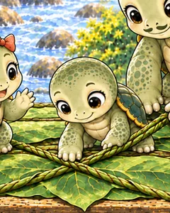 Koro, la tortuguita del cuento