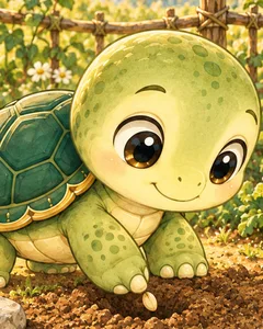 Koro, la tortuguita del cuento