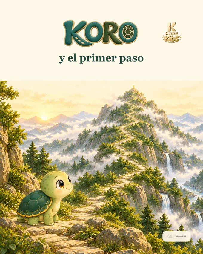 Portada del cuento «Koro y el primer paso»