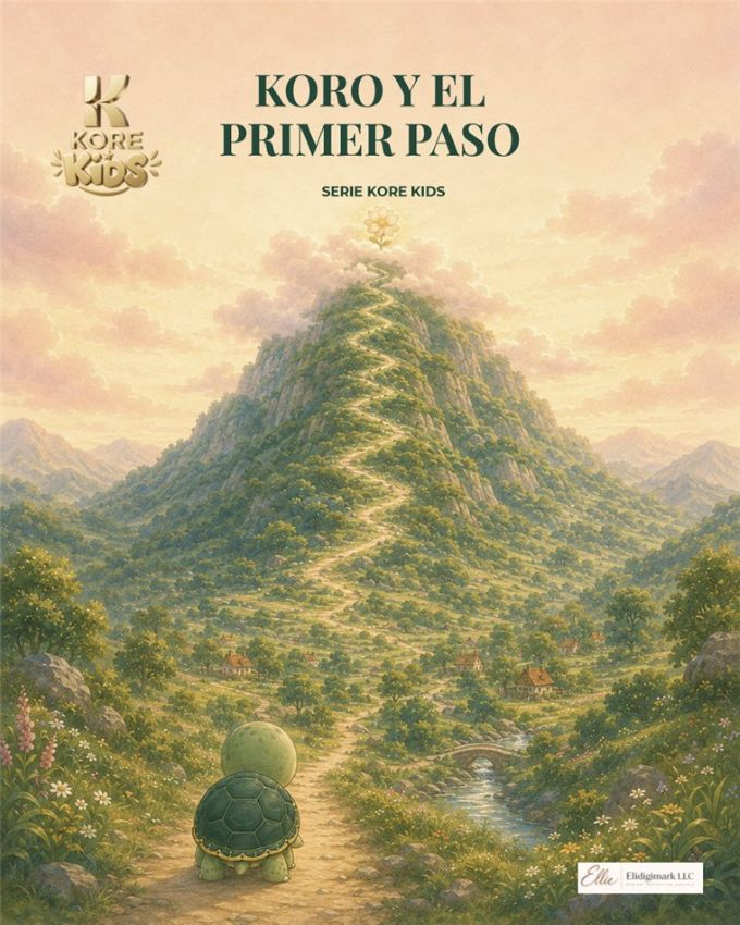 Portada del cuento «Koro y el Primer Paso»